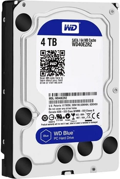 Жорсткий диск 3.5" 4TB Western Digital WD Blue 256MB, 5400rpm, SATA 3 (WD40EZAZ)
