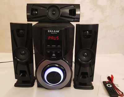 Акустическая система с сабвуфером 3.1 Era Ear E-1003 (Bluetooth, FM-радио, USB ﬂash, SD card) 60W