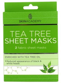 Маска тканевая для лица Skin Academy Tea Tree 0.45 г х 2 шт (5031413987751)
