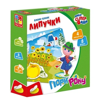 Игра Vladi Toys Времена года с липучками (Укр) (VT1302-23)