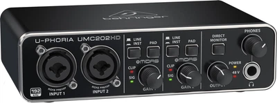 Аудіоінтерфейс Behringer UMC202HD (27000445)