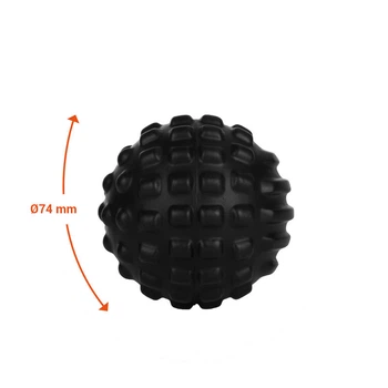 Массажный Мячик APTONIA Foam Roller для Самомассажа Черный