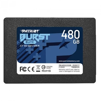 SSD-накопичувач Patriot Burst Elite 480 ГБ 2.5" SATA III 3D TLC