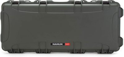 Водонепроницаемый пластиковый кейс с пеной Nanuk Case 985 With Foam Olive (985-1006)