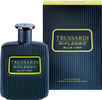 Туалетна вода для чоловіків Trussardi Riflesso Blue Vibe 50 мл (8058045420866)