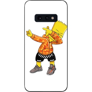 Силиконовый чехол SMTT для Samsung S10e Galaxy G970F с картинкой Барт Симпсон
