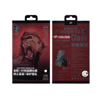 Защитное стекло Wekome Kingkong 4D Privacy (антишпион) черное для iPhone 7 Plus/8 Plus (WTP-012)