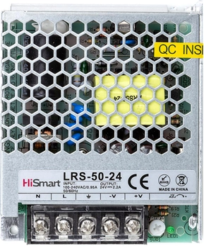 Блок питания HiSmart 24V 2.2A 50W (LRS-50-24)