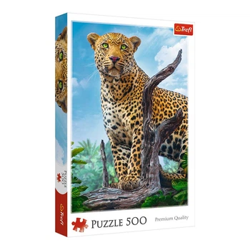 Пазлы Дикий леопард, 500 элементов Trefl 37332