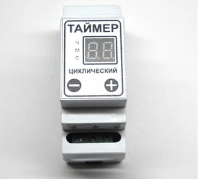 Таймер ТЦД-5 цифровой на дин рейку циклический на 25 А