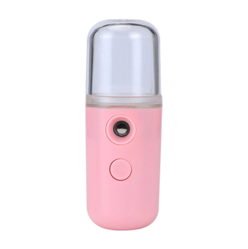 Увлажнитель для воздуха портативный нано спрей для лица Nano Mist Soraver Розовый