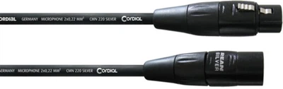 Микрофонный кабель Cordial Rean XLR female / XLR male 20 м Black (CIM 20 FM)