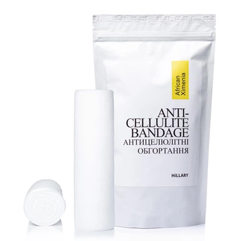 Антицеллюлитные обертывания с маслом ксимении Hillary Anti-cellulite Bandage African Ximenia HI-01-699