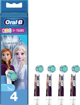 Насадки для электрической зубной щётки Oral-B Kids 4 шт (EB10 4 refill Frozen II)