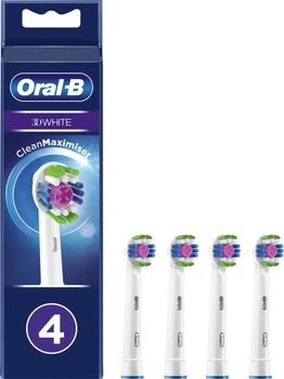 Насадки для електричної зубної щітки Oral-B 3D White, 4 шт (4210201358725)