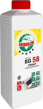 Грунтовка глубокопроникающая Anserglob EG 58 2 л Прозрачная (IG10000017265)