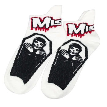 Шкарпетки Misfits coffin (білі) р.36-45 (th)