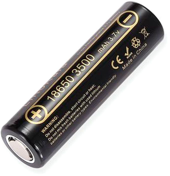 Аккумулятор LiitoKala 18650 Li-Ion Lii-35A, 3500 мАч (3550-3650 мАч) 3.7V (2.75-4.2V) 1 шт Black (Lii-35A)