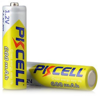 Аккумулятор PkCell 1.2V AA 600 мАч NiMH Rechargeable Battery 2 шт (PC/AA600-2BR)