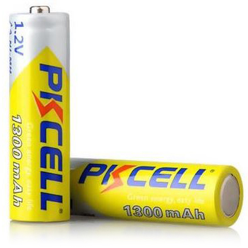 Аккумулятор PkCell 1.2V AA 1300 мАч NiMH Rechargeable Battery 2 шт (PC/AA1300-2BR)