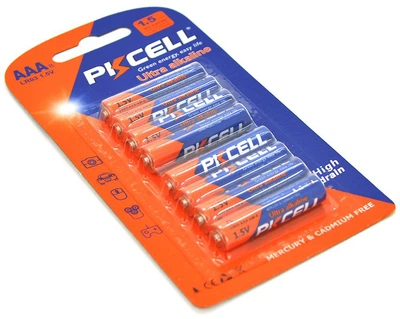 Батарейка щелочная PkCell 1.5V AAA/LR03-8B 8 шт (PC/LR03-8B)