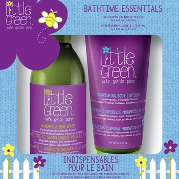 Подарочный набор Little Green Kids Bathtime Essentials Шампунь и гель для тела 240 мл + Лосьон для тела 180 мл (669259003592)