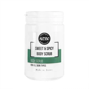 Cкраб-пилинг для тела ALESSO Sweet&Spicy Body Scrub сладкий,пряный 1кг (3273629110730)