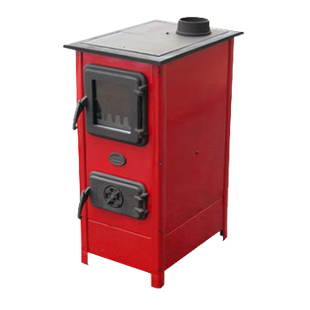 Печь MBS Hera red 7 кВт верхнее подключения дымохода