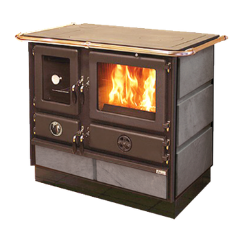 Печь MBS Thermo Magnum stone 21 кВт левое подключения дымохода