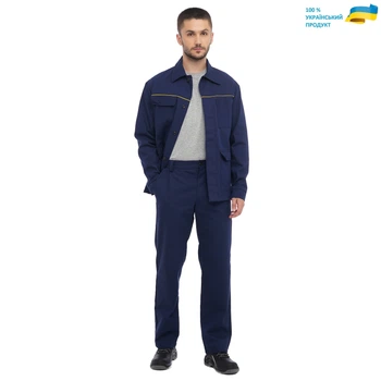 Костюм рабочий КОМФОРТ , (100% Хлопок), куртка и штаны, 60-62 (XXXL)