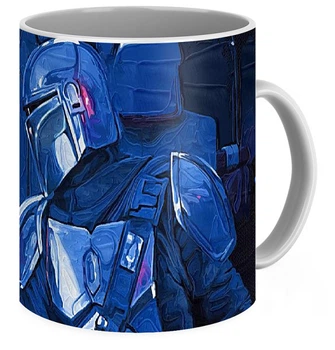 Кружка GeekLand Звёздные войны Мандалорец Мандалорец Star Wars The Mandalorian&nbsp; синий фон TM.04.25