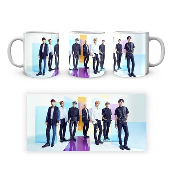 Кружка GeekLand&nbsp;Bangtan Boys Геометричний фон BTS CP 04.470.245