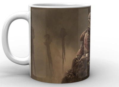 Кружка GeekLand Звёздные войны Мандалорец Мандалорец верхом Star Wars The Mandalorian TM.04.05