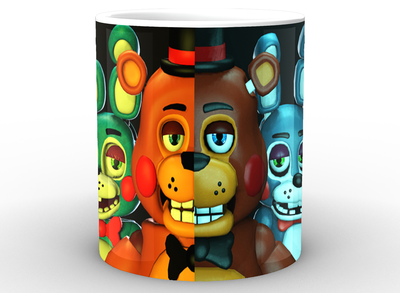 Кухоль Five Nights At Freddys П'ять ночей з Фредді постер FN.02.064 ( 17392 )