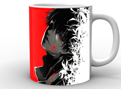 Кухоль Geek Land білий Tokyo Ghoul Токійський гуль червоний фон TG.02.025