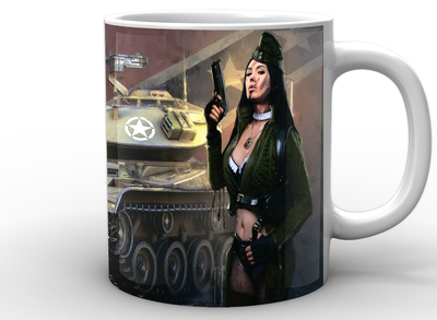 Кухоль World of Tanks Світ танків дівчина&nbsp;WT.02.015
