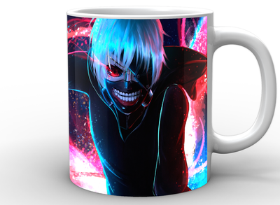 Кружка Geek Land біла Tokyo Ghoul Токійський гуль головний герой TG.02.001