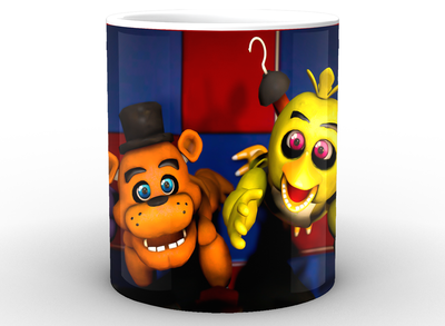 Кухоль Five Nights At Freddys П'ять ночей з Фредді постер FN.02.062 ( 18246 )
