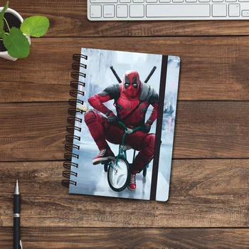 Блокнот Фабрика подарков Скетчбук (блокнот) - Deadpool bike