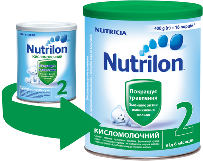 Молочная смесь Nutrilon Кисломолочный 2 400 г (5900852073281)