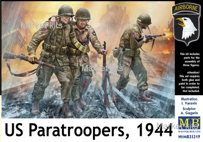 Американские парашютисты, 1944 г. 1:35 Master Box (MB35219)