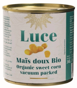 Кукурудза солодка Luce органічна консервована 340 г (3329489900593)
