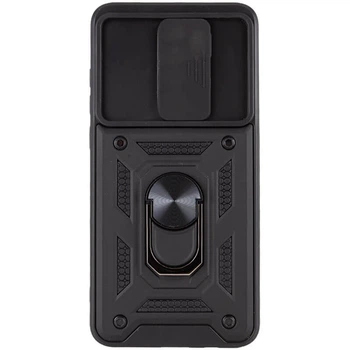 Ударопрочный чехол Camshield Serge Ring для Xiaomi Redmi 9 Черный Без бренда