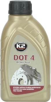 Жидкость тормозная K2 TURBO DOT 4 BRAKE FLUID 0.5 л T1041 (K20066)