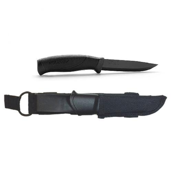 Ніж Morakniv Companion Tactical BlackBlade чорний меч колір рукоятки чорний