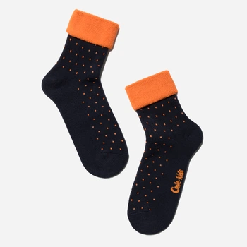 Дитячі шкарпетки махрові Conte Kids Sof-Tiki 6С-19СП-227 20 р Темно-синьо-жовтогарячі (4810226159217)