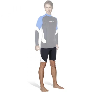 Шорти сонцезахисні Mares Rash Guard Shorts чоловічі чорно-білий M (412547.M)