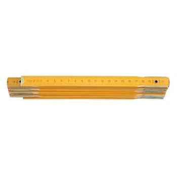 Метр складной деревянный VOREL: L = 1 м, V-15010