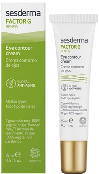 Крем для зони навколо очей SesDerma Laboratories Factor G Антивіковий 15 мл (8429979422958 / 8429979480606)