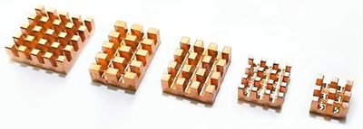 Медные радиаторы для миникомпьютера Raspberry PI RA603 5 шт